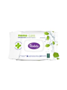 Violeta nedves toalettpapír Hemo Care, 60 db