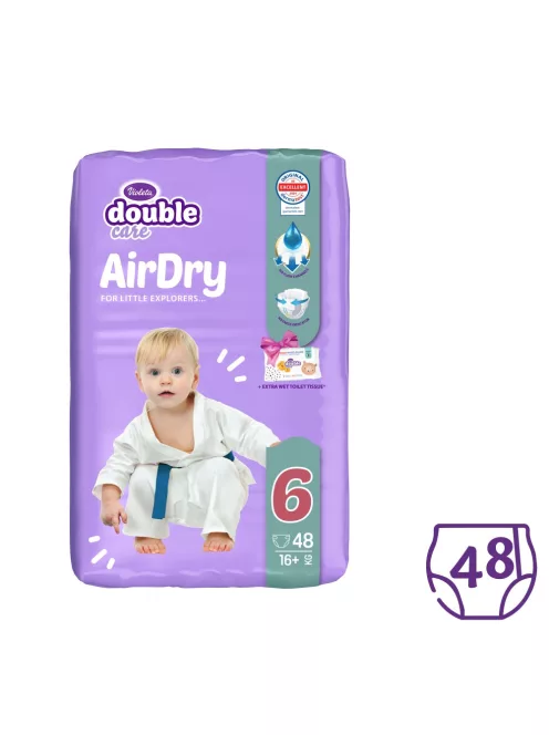 Violeta Double Care Air Dry Nadrágpelenka 6 (16+ kg) 48 db