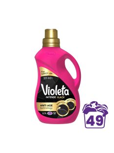 Violeta Intense black mosógél fekete ruhákhoz, 2,7 L