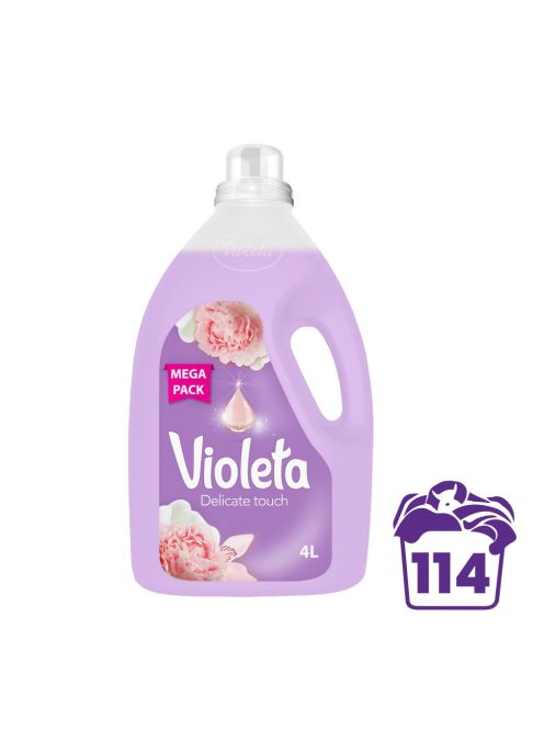 Violeta öblítő delicate touch, 4 L – lila