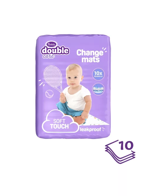 Violeta Double Care pelenkázó alátét, 10 db, 60×60 cm