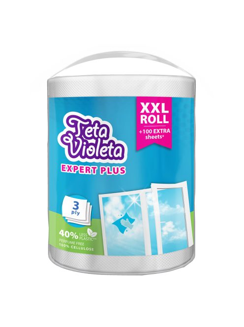 Violeta háztartási papírtörlő EXPERT PLUS 3 rétegű, 1 db