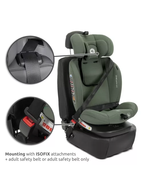 Lorelli Capella autósülés ISOFIX 40-150cm - Black