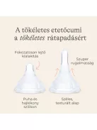 Lansinoh 2 db cumisüveg lassú folyású etetőcumival + 2 db fedéllel, 160 ml
