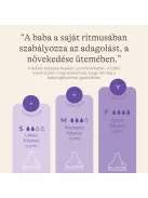 Lansinoh 2 db cumisüveg lassú folyású etetőcumival + 2 db fedéllel, 160 ml