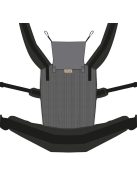 NANDU Bébi Csatos hordozó - sötétszürke-fekete