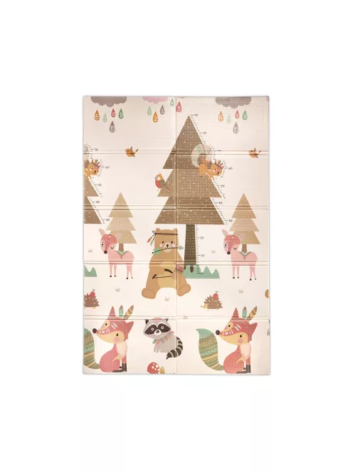 Lorelli Összehajtható 2 oldalas thermo játszószőnyeg 120x180cm - Beige Home & stars