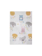 Lorelli Összehajtható 2 oldalas thermo játszószőnyeg 120x180cm - Grey Buddies & stars