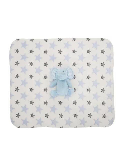 Lorelli Nappy takaró 75x90 cm - Blue Elephant