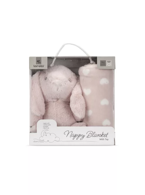 Lorelli Nappy takaró 75x90 cm - Bunny