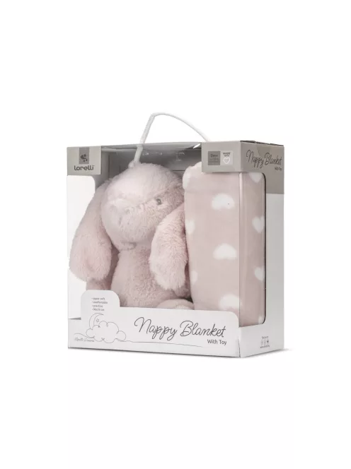 Lorelli Nappy takaró 75x90 cm - Bunny
