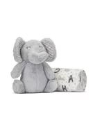 Lorelli Nappy takaró 75x90 cm - Grey Elephant