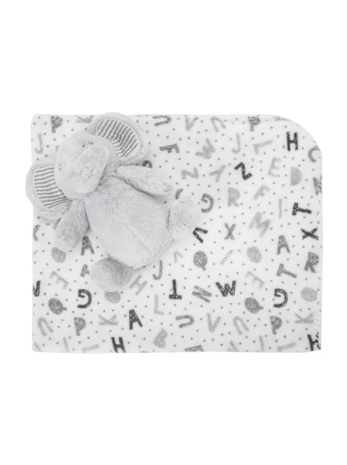 Lorelli Nappy takaró 75x90 cm - Grey Elephant