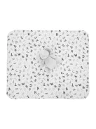 Lorelli Nappy takaró 75x90 cm - Grey Elephant