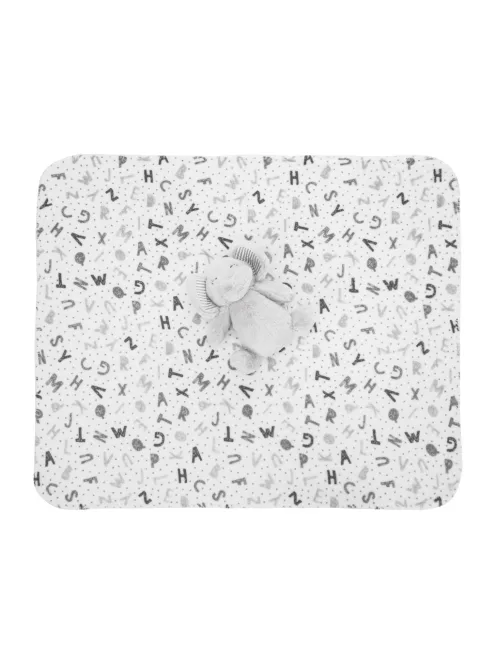 Lorelli Nappy takaró 75x90 cm - Grey Elephant