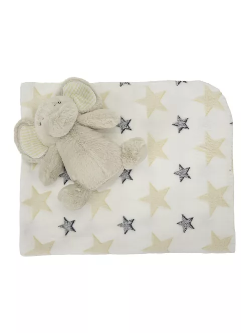 Lorelli Nappy takaró 75x90 cm - Beige Elephant