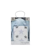 Lorelli Poffy Duo takaró 75x90 cm párnával 45x30 cm - White Blue Teddy Bear