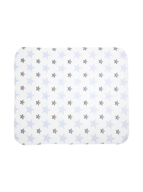 Lorelli Poffy Duo takaró 75x90 cm párnával 45x30 cm - White Blue Teddy Bear