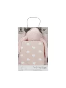 Lorelli Poffy Duo takaró 75x90 cm párnával 45x30 cm - Peach Bunny