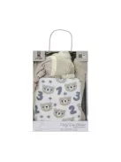 Lorelli Poffy Duo takaró 75x90 cm párnával 45x30 cm - White BeigeTeddy Bear