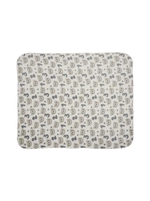 Lorelli Poffy Duo takaró 75x90 cm párnával 45x30 cm - White BeigeTeddy Bear