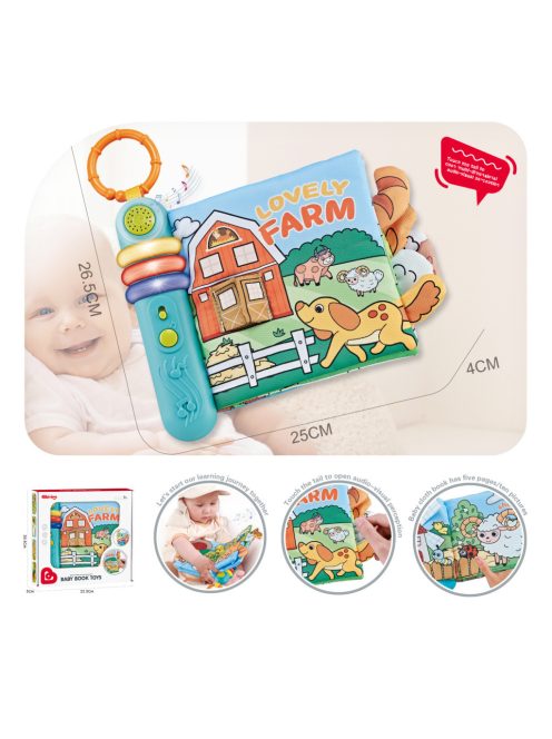 Chipolino Interaktív zenélő könyv - Farm