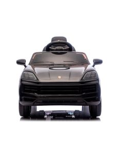   Chipolino Porsche Cayenne elektromos autó bőr üléssel - black