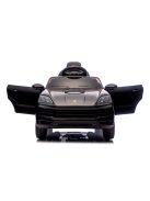 Chipolino Porsche Cayenne elektromos autó bőr üléssel - black
