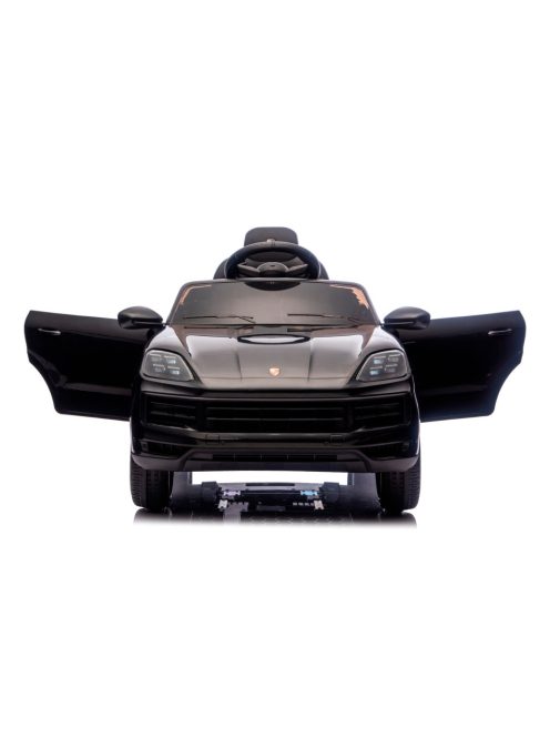 Chipolino Porsche Cayenne elektromos autó bőr üléssel - black