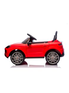   Chipolino Porsche Cayenne elektromos autó bőr üléssel - red