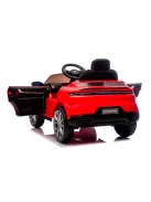 Chipolino Porsche Cayenne elektromos autó bőr üléssel - red