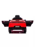 Chipolino Porsche Cayenne elektromos autó bőr üléssel - red