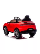 Chipolino Porsche Cayenne elektromos autó bőr üléssel - red