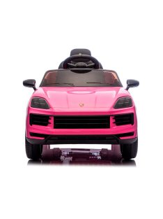   Chipolino Porsche Cayennee lektromos autó bőr üléssel - pink