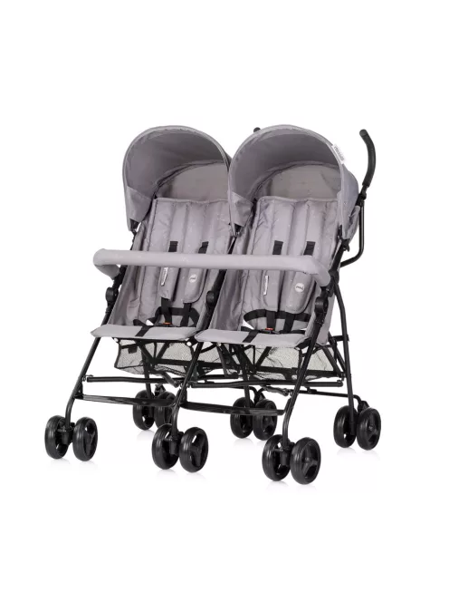 Chipolino Double Point iker babakocsi - Cloud grey