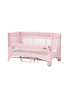 Chipolino Glory multifunkciós utazóágy - pink marshemllow