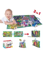 Chipolino hordozható játszószőnyeg 4 autóval
