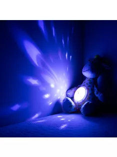 Chipolino projektoros zenélő plüss játék - Giraffe