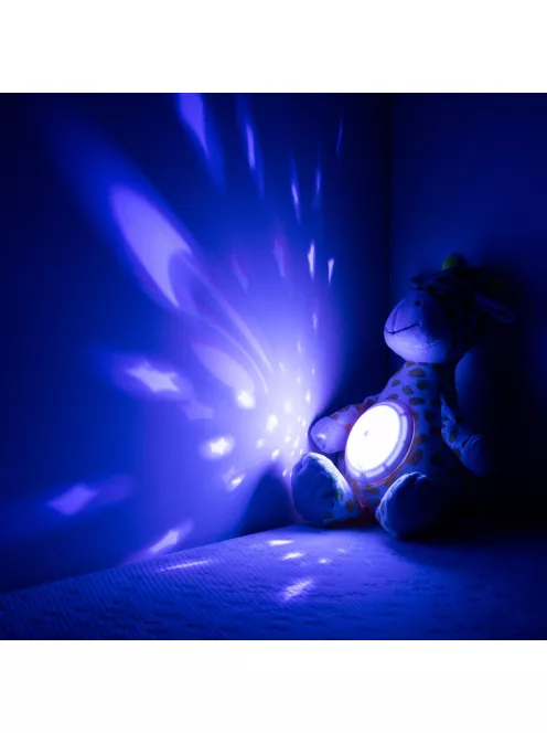 Chipolino projektoros zenélő plüss játék - Giraffe