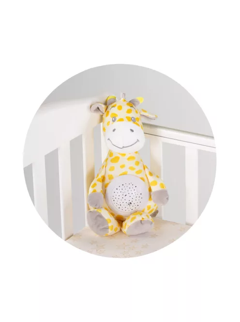 Chipolino projektoros zenélő plüss játék - Giraffe