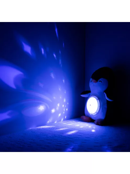 Chipolino projektoros zenélő plüss játék - Penguin
