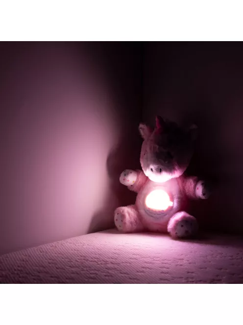 Chipolino projektoros zenélő plüss játék - Unicorn