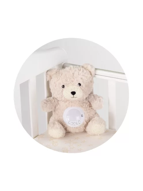 Chipolino projektoros zenélő plüss játék - Bear beige