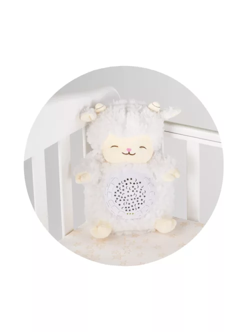 Chipolino projektoros zenélő plüss játék - Lamb