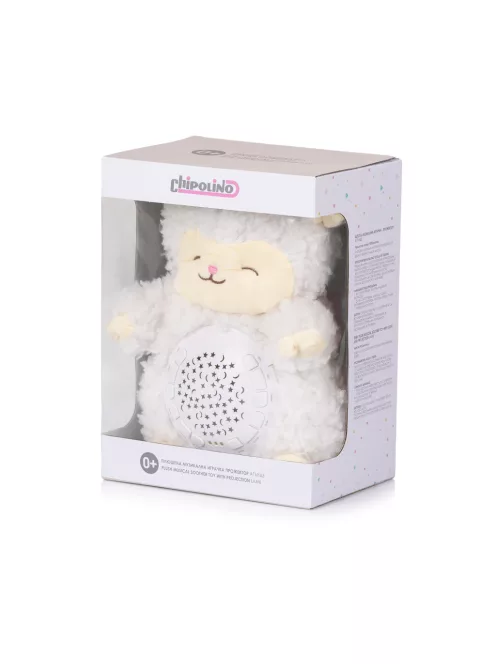 Chipolino projektoros zenélő plüss játék - Lamb