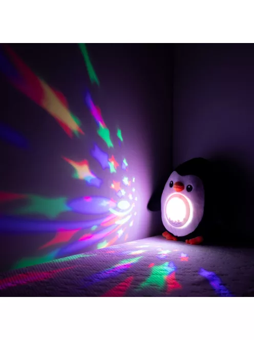 Chipolino projektoros zenélő plüss játék - Little Penguin