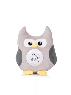 Chipolino projektoros zenélő plüss játék - Little Owl