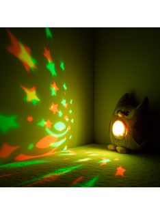 Chipolino projektoros zenélő plüss játék - Little Owl