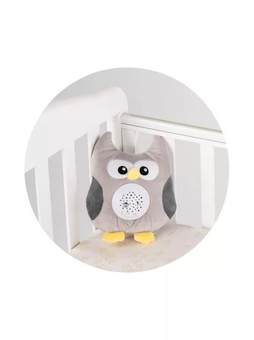 Chipolino projektoros zenélő plüss játék - Little Owl