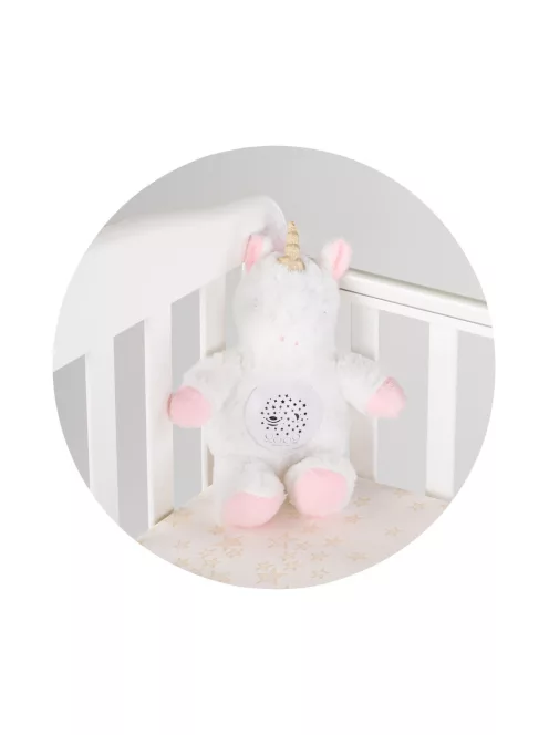 Chipolino projektoros zenélő plüss játék - Little Unicorn